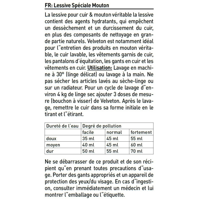 Savon lessive pour le mouton