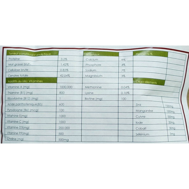 Top CMV equin par Vital'Herbs