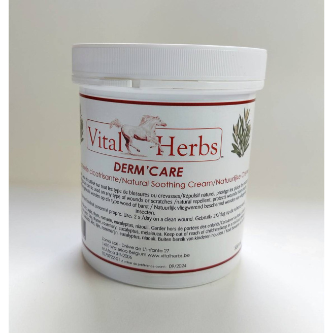 Derm'Care crème par Vital'Herbs 500ml