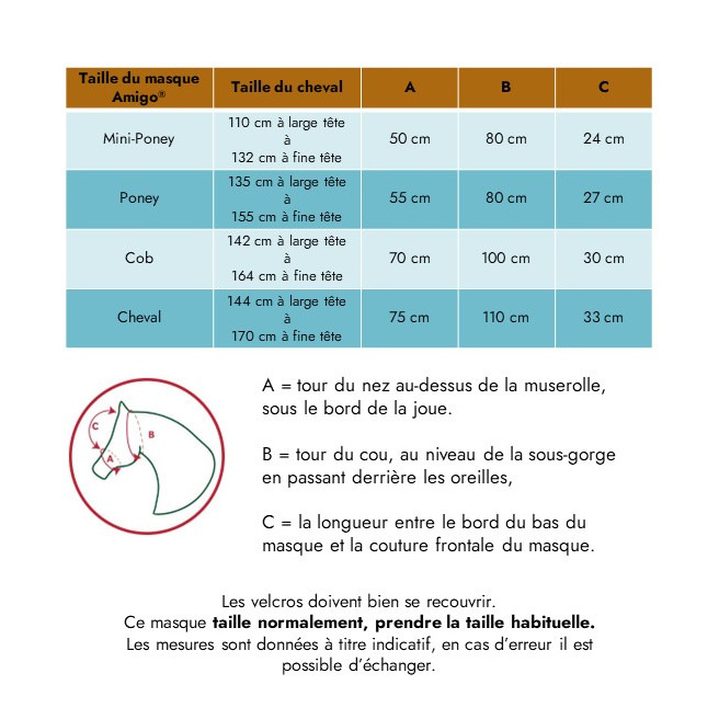 Masque anti-mouches Horseware® Amigo®