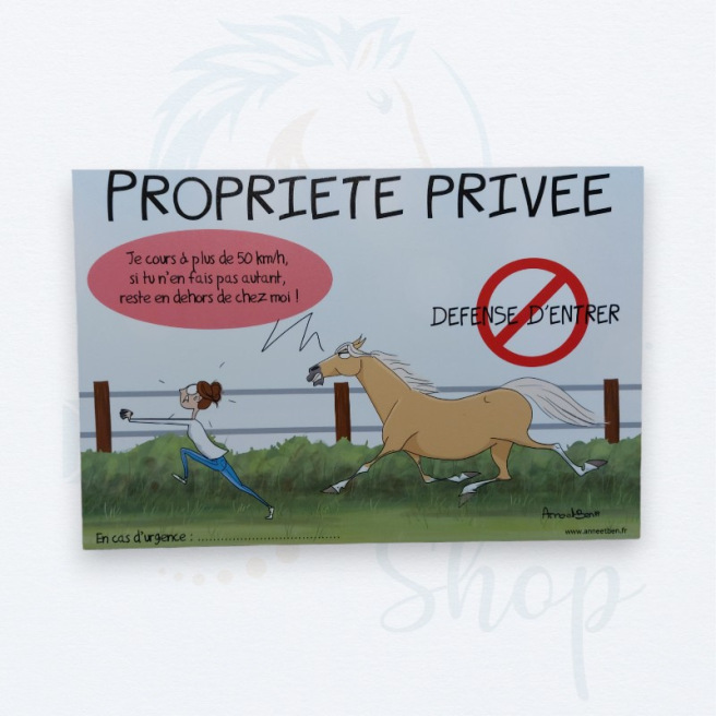 Plaque signalétique Anne et Ben