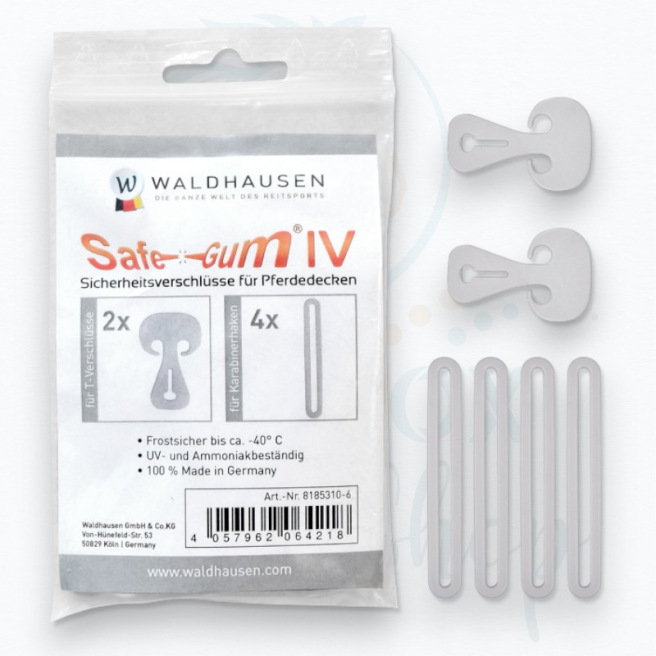 Safe-Gum, attaches de sécurité pour couvertures