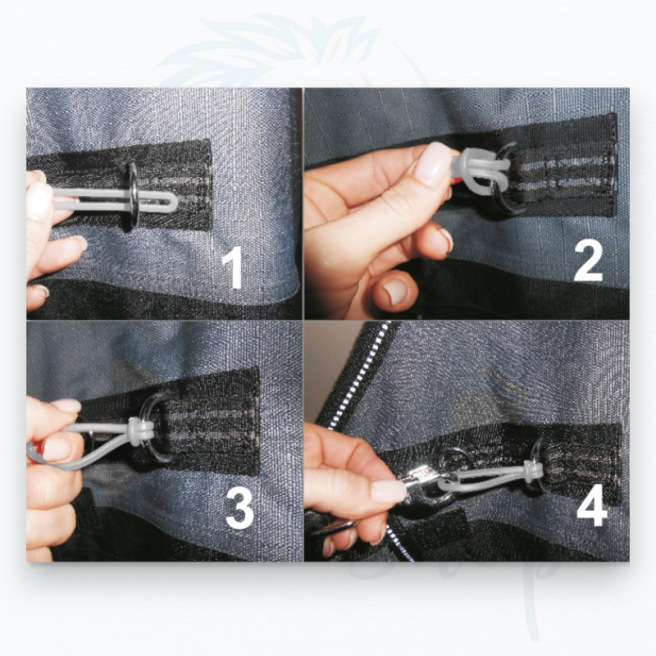 Safe-Gum, attaches de sécurité pour couvertures