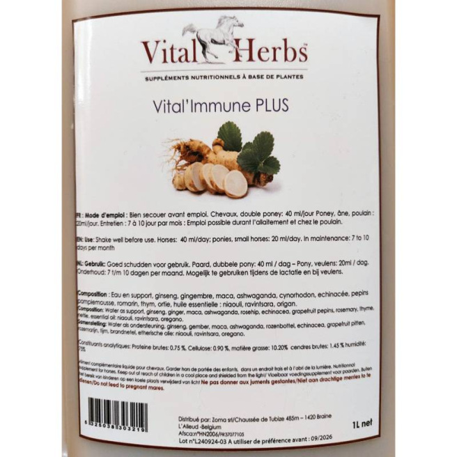 Vital’Immune PLUS par Vital'Herbs Vital’Immune PLUS par Vital'Herbs