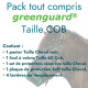 Pack complet panier anti-fourbure Greenguard® - Taille COB