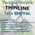 Pack complet panier anti-fourbure ThinLine® - Taille CHEVAL